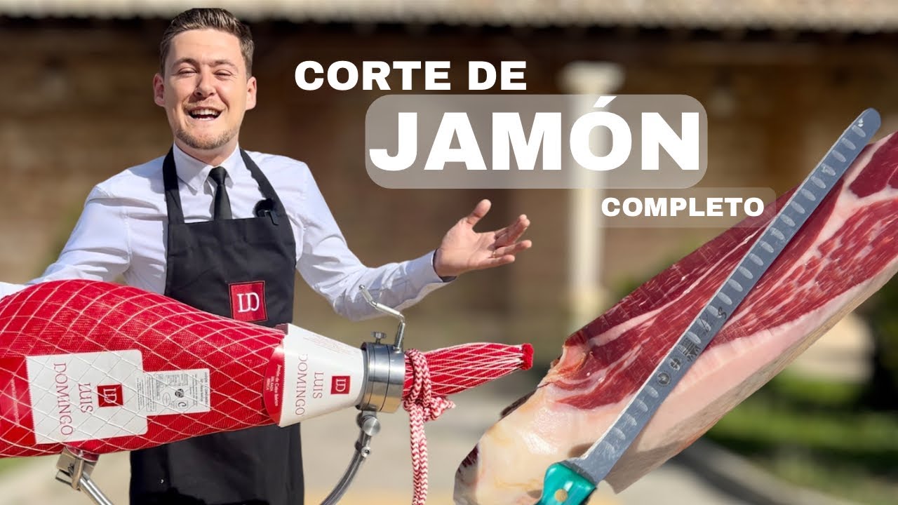 como cortar un jamón de principio a fin