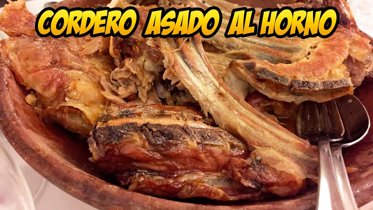 cordero lechal al horno estilo segoviano