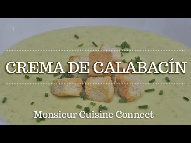 crema de calabacin en monsieur cuisine plus