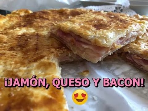 empanada de jamon york y queso y bacon
