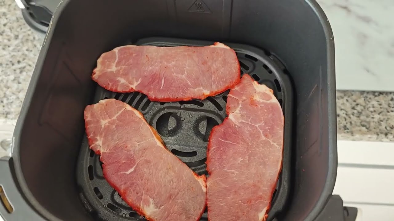 filetes de lomo en freidora sin aceite