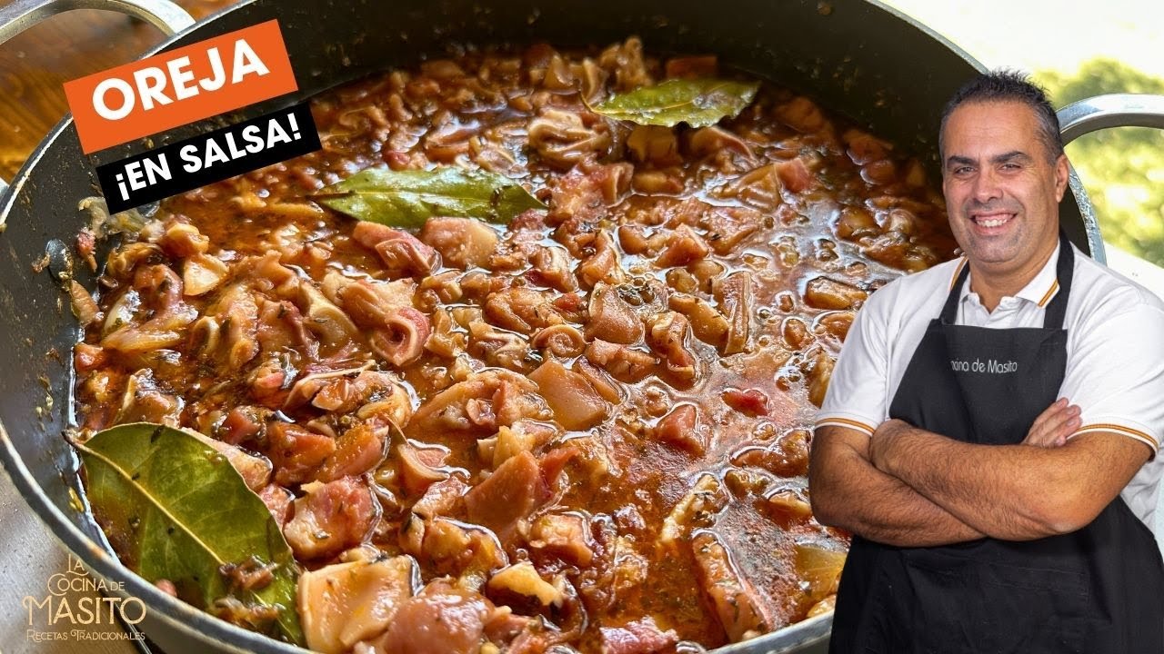 oreja en salsa receta de la abuela luisa