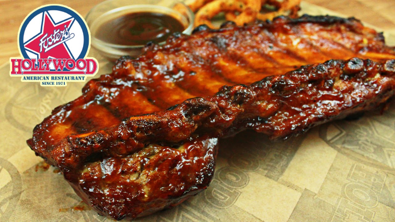 receta costillas barbacoa miel foster hollywood