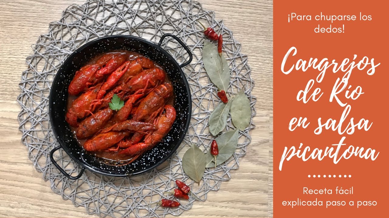 receta de cangrejos de rio en salsa de tomate
