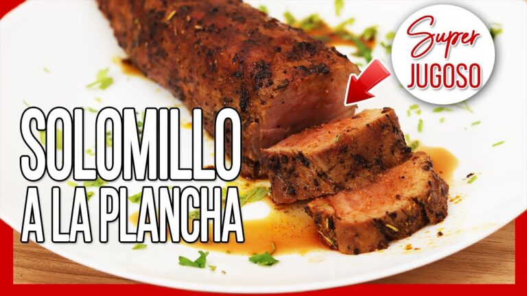 Delicioso Solomillo de Cerdo a la Plancha con Ajo y Perejil: Receta