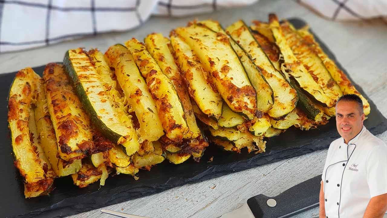 calabacín a la plancha con especias