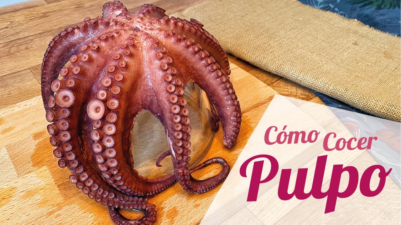 como cocer pulpo congelado en olla express