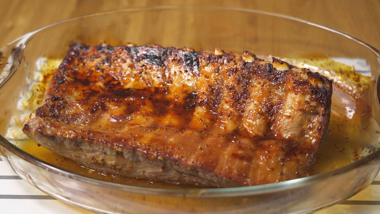 costillar de cerdo al horno con miel hermanos torres