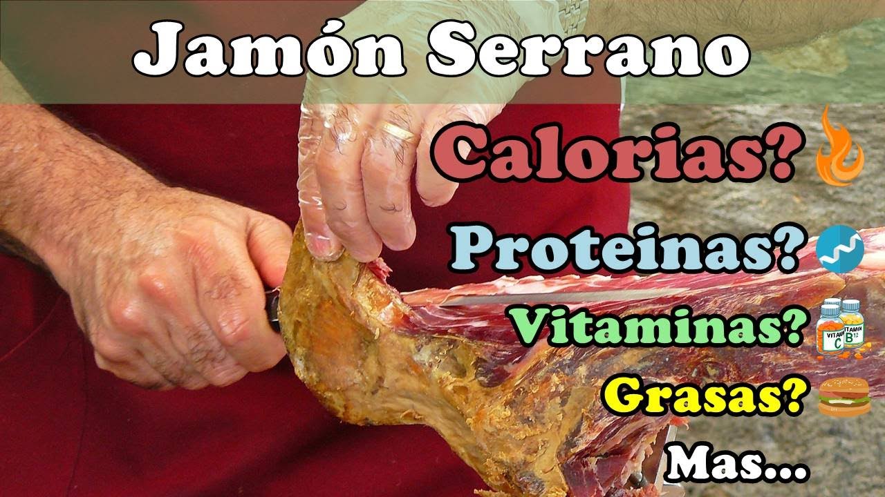 cuántas calorías tiene el jamón serrano