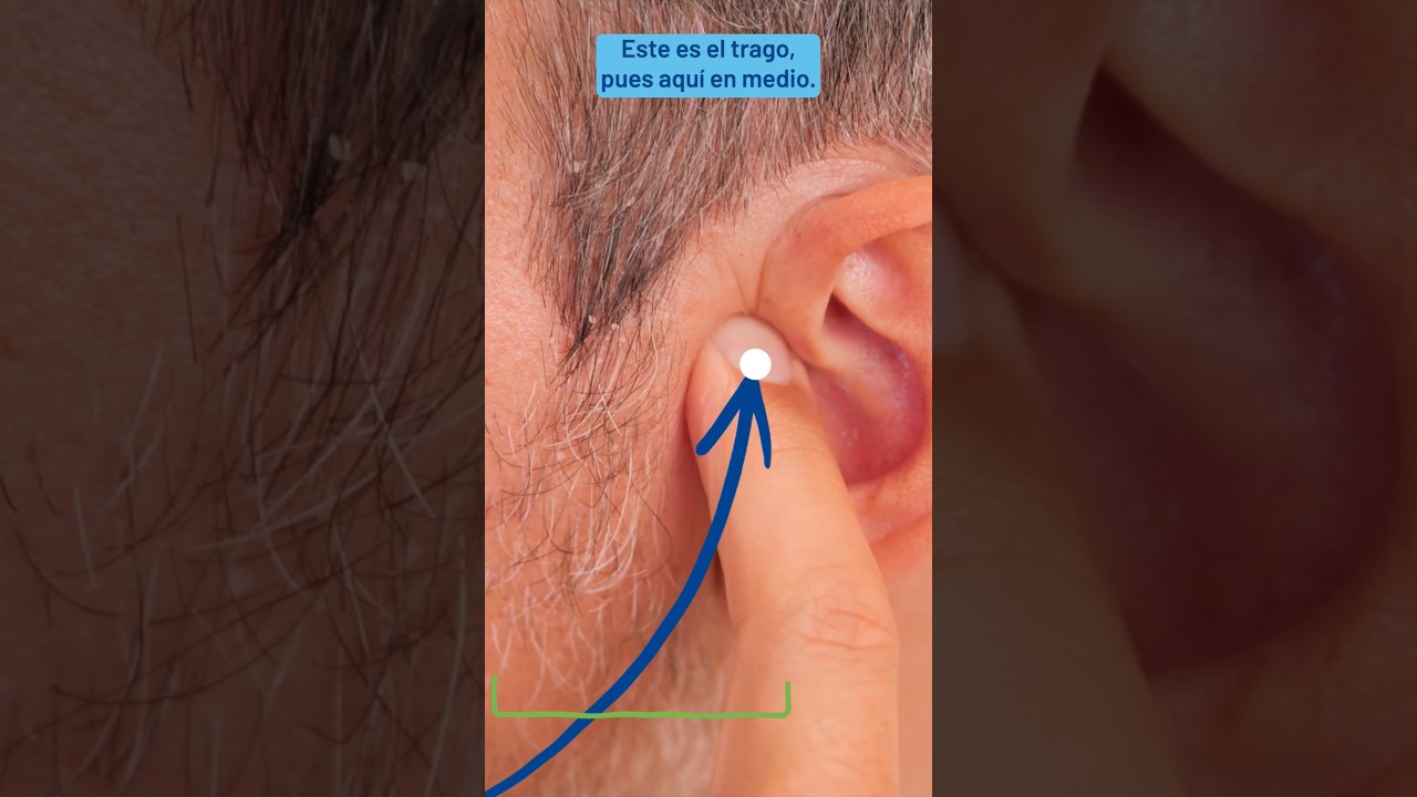 dolor en el trago de la oreja