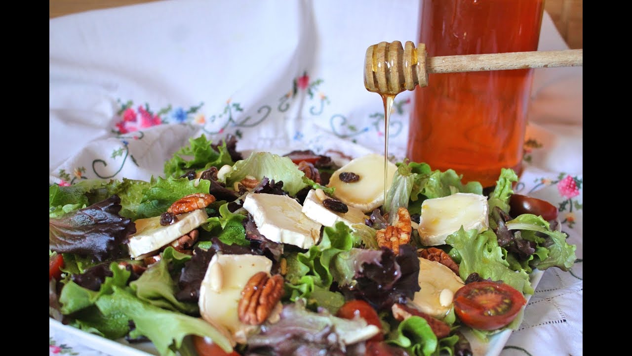 ensaladas templadas con queso de cabra