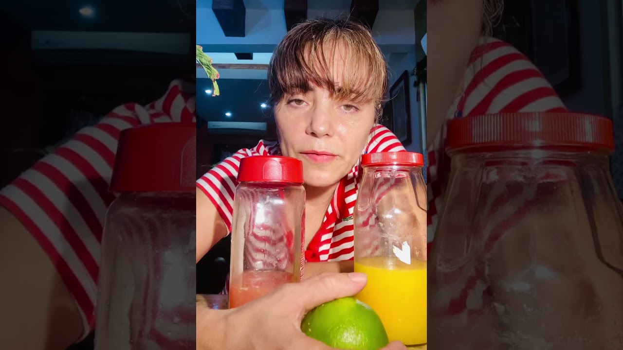 exprimir zumo de naranja y guardar
