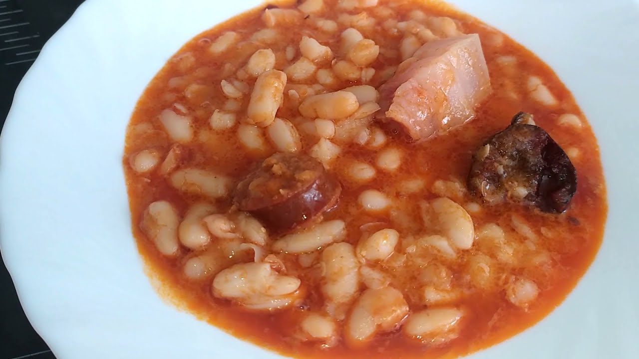 fabada asturiana con alubias de bote