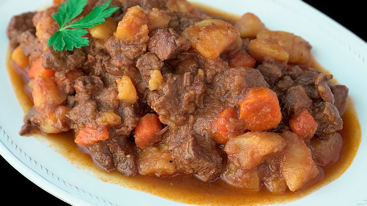 guisado de ternera en olla expres