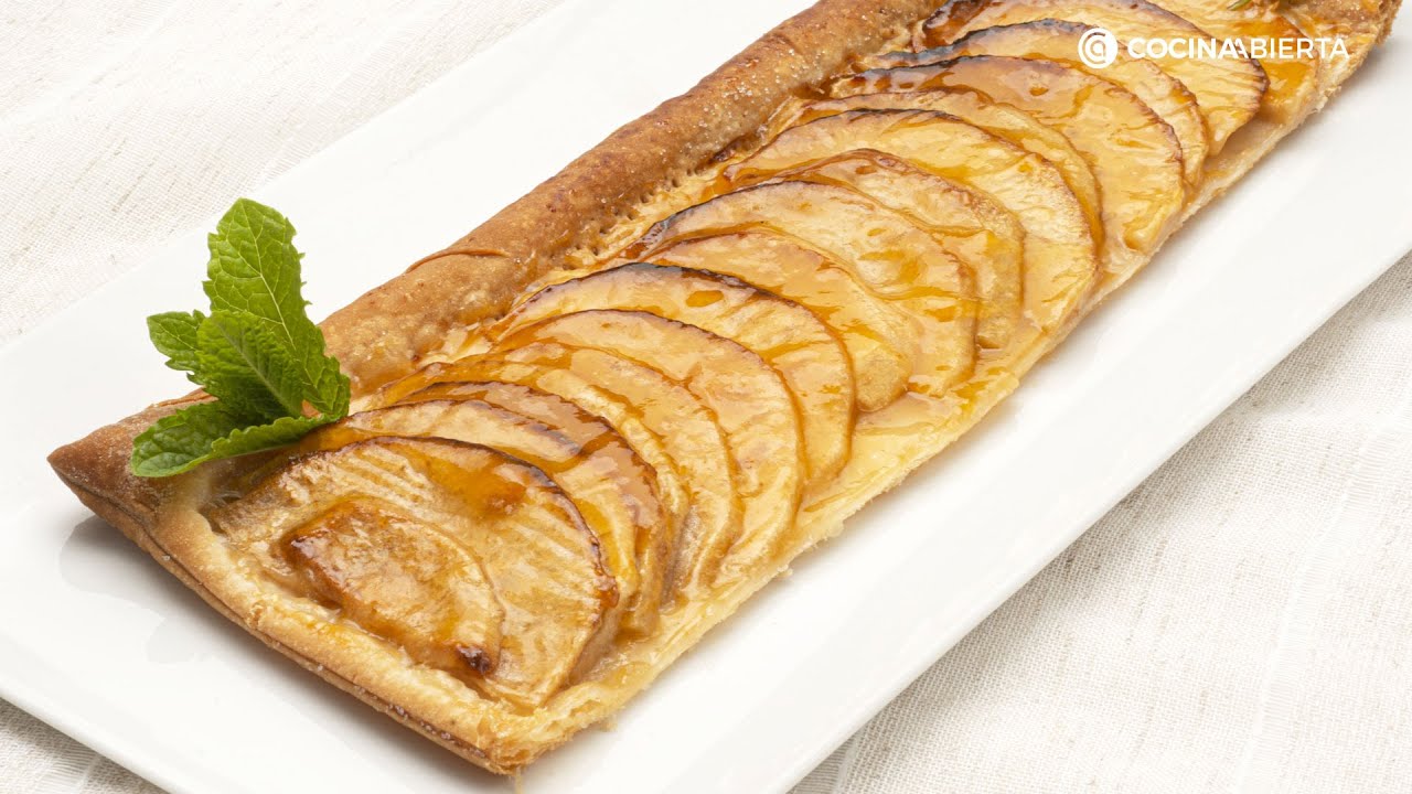hojaldre relleno de manzana eva arguiñano
