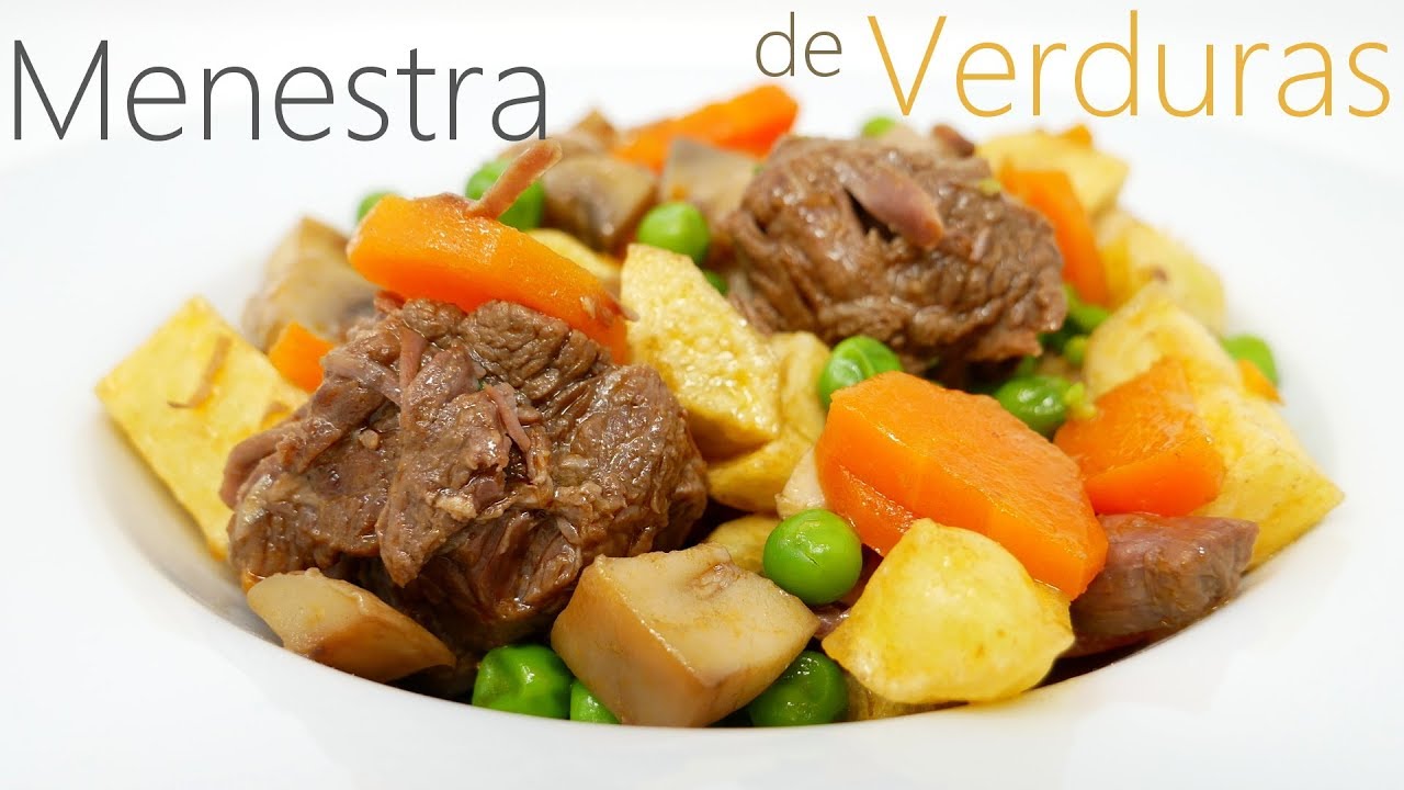 menestra de verduras con carne de la abuela
