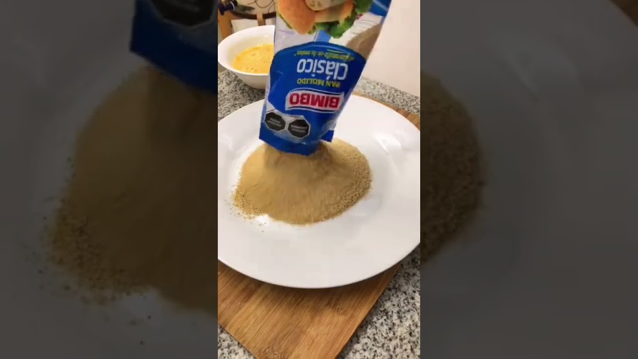 para empanar primero el huevo o el pan rallado