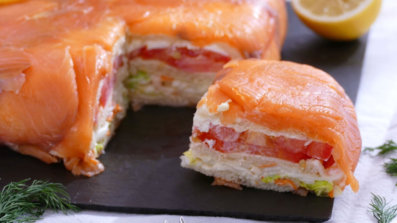 pastel de salmon fresco sin nata