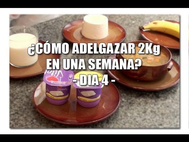 perder 2 kilos en una semana