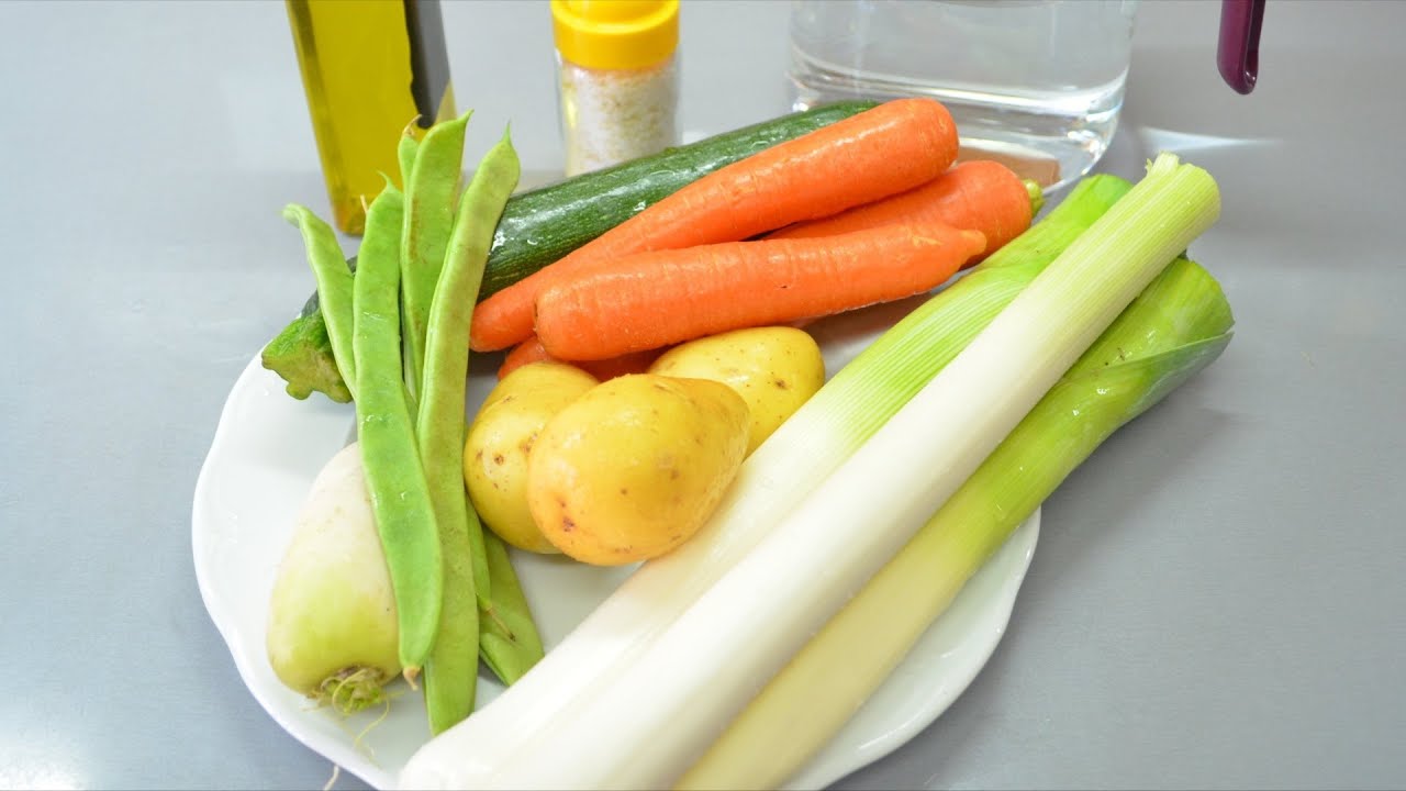 pure de verduras en olla expres