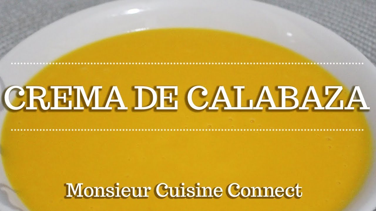 receta crema de calabaza monsieur cuisine