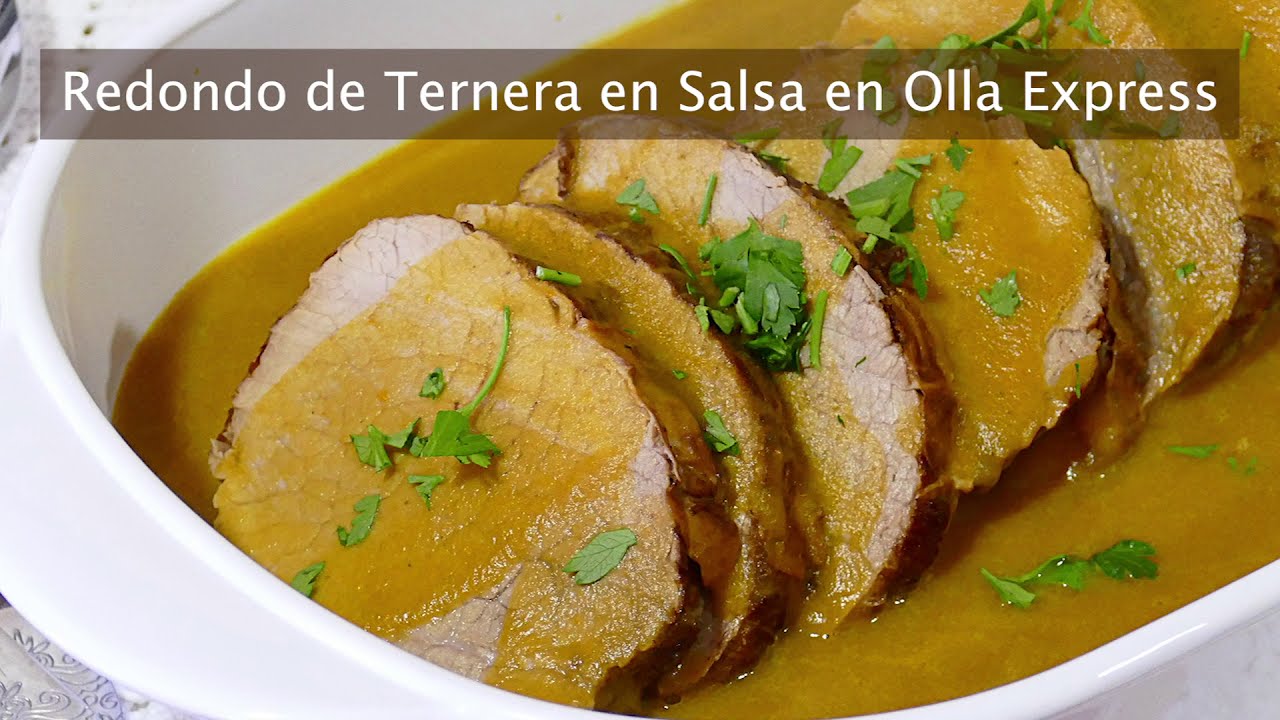 redondo en salsa en olla express