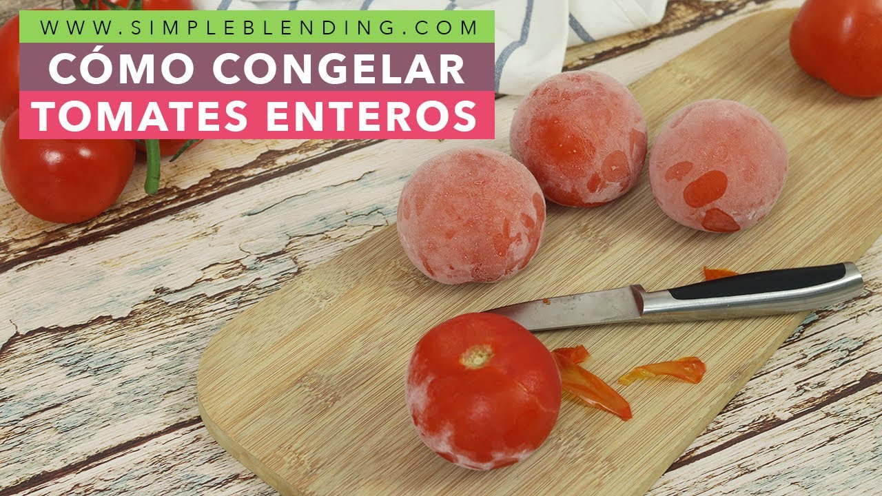 se puede congelar el tomate rallado