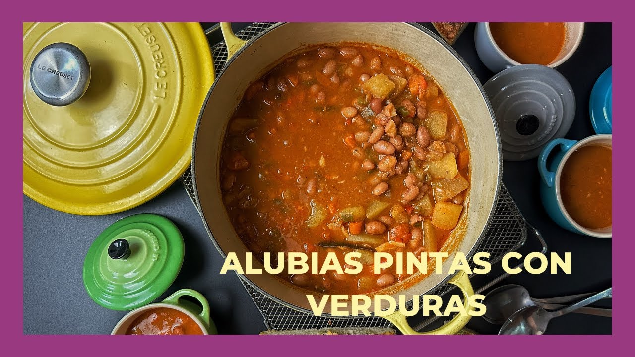 alubias rojas de bote con verduras