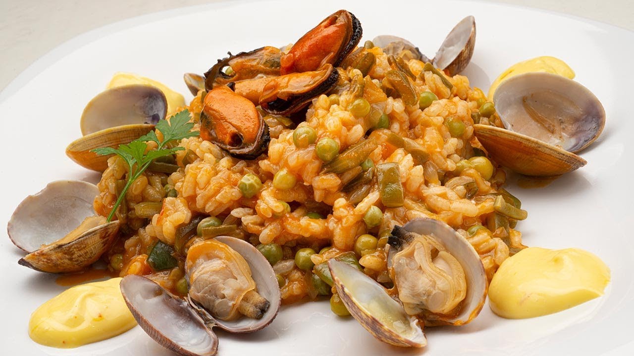 arroz con almejas y gambas karlos arguiñano