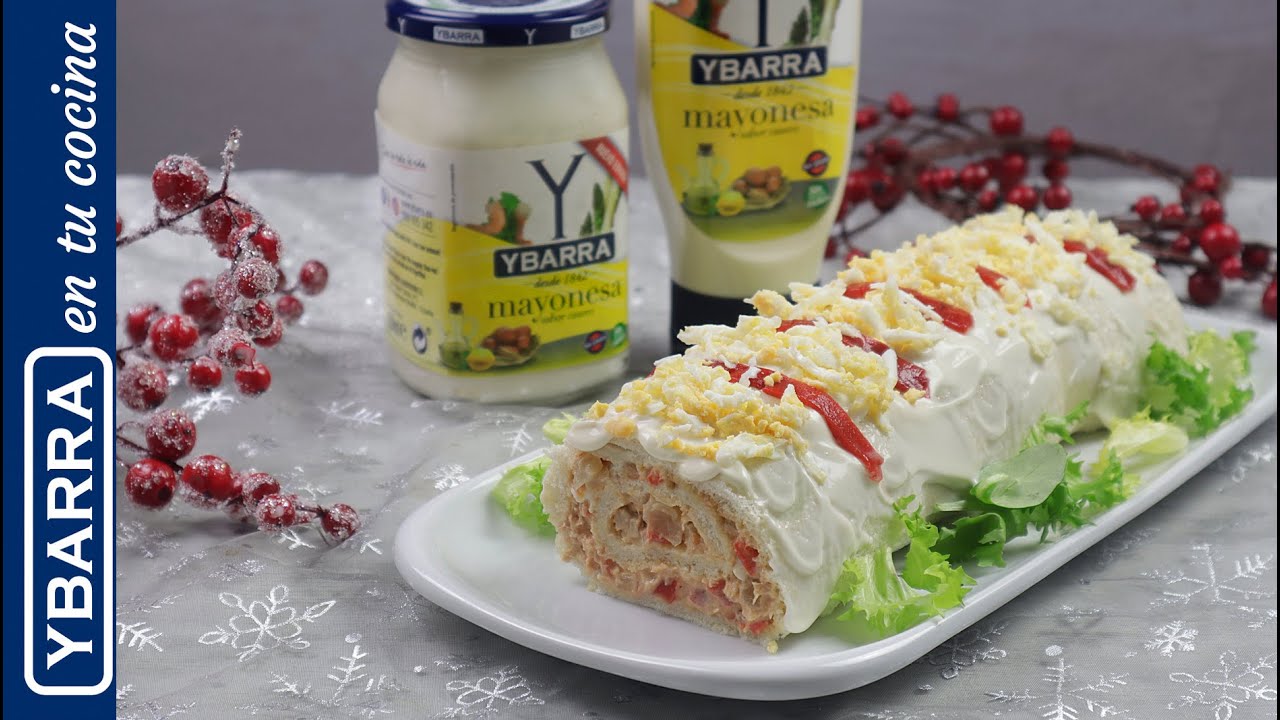 brazo de gitano salado relleno de atún