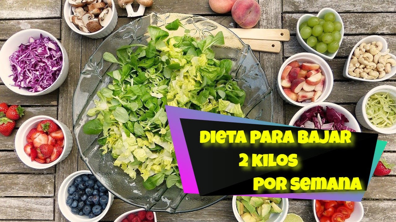 calorías para adelgazar 2 kilos por semana