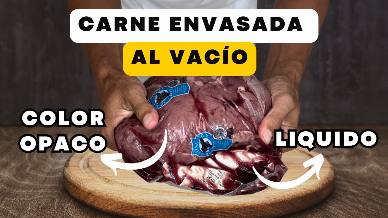 carne envasada al vacio mal olor