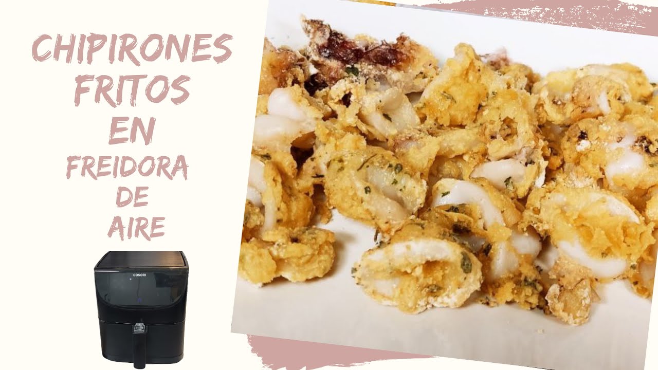 chipirones en freidora de aire cosori