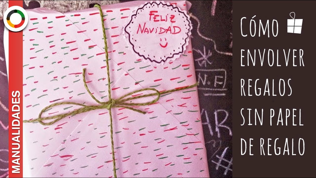 como envolver regalos sin papel de regalo