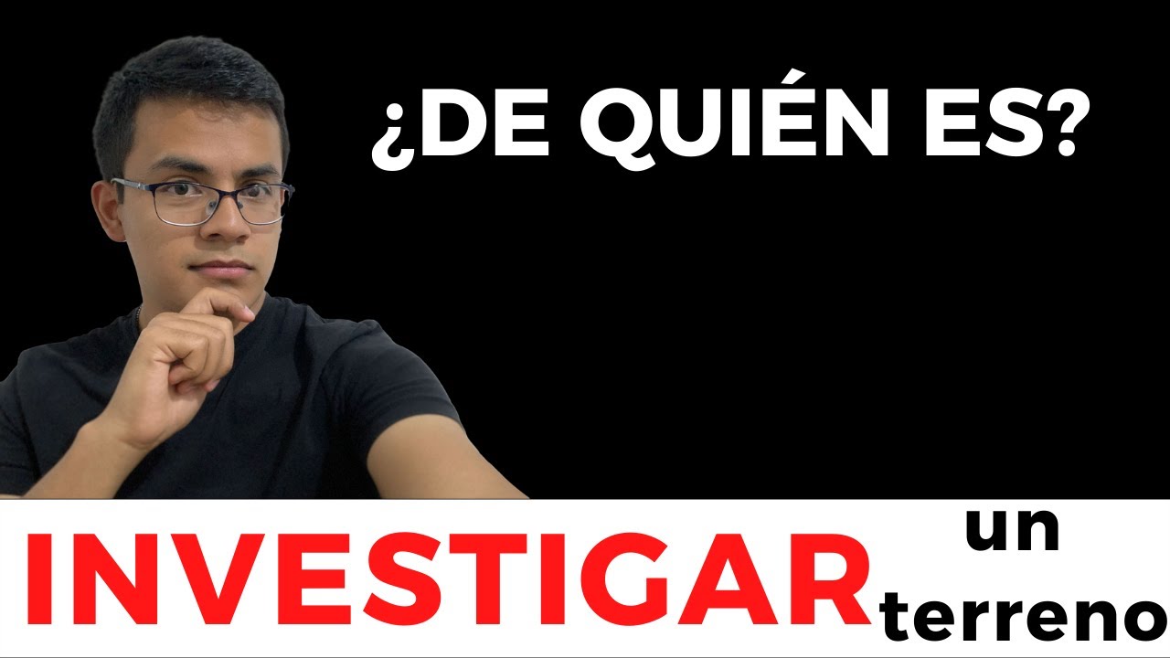 como saber de quien es un terreno