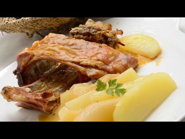 cordero al horno con patatas arguiñano