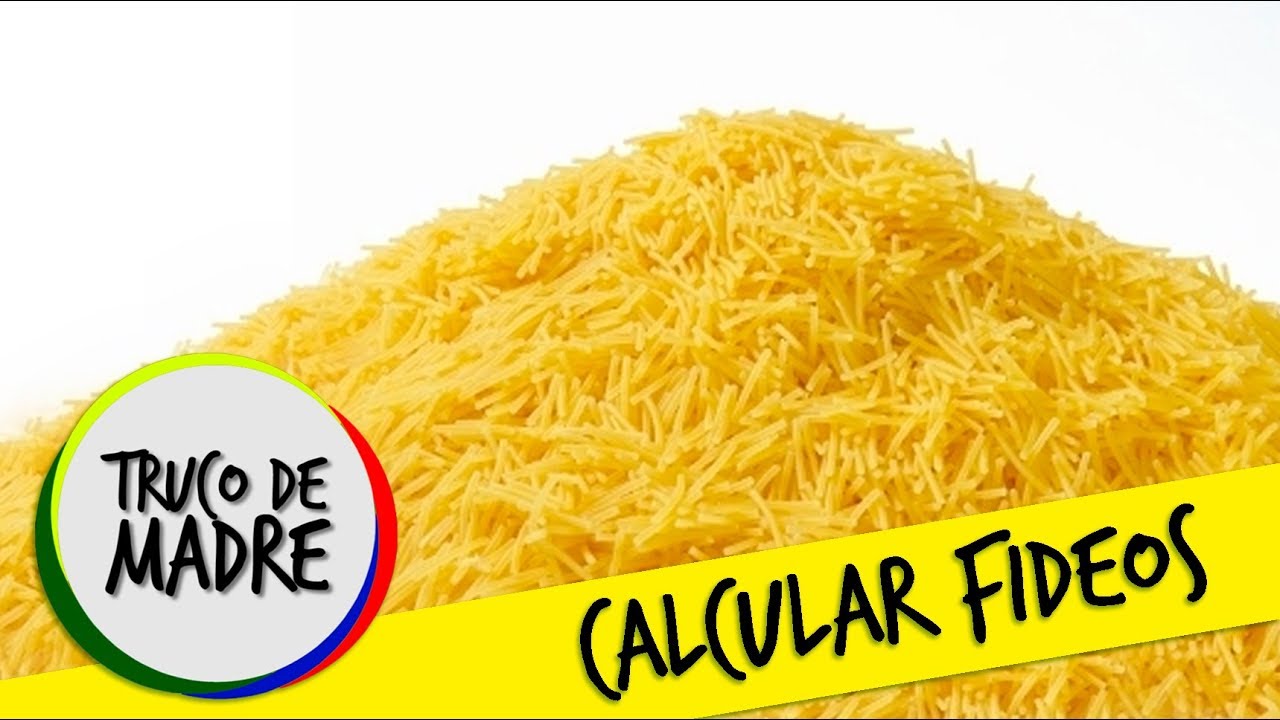 cuantos fideos por persona para sopa