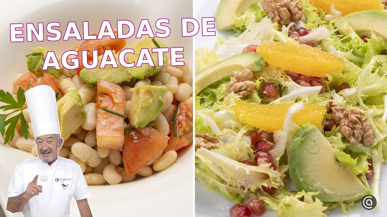 ensalada de aguacate y gambas arguiñano