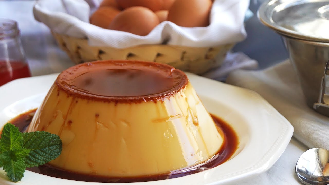 flan de 8 huevos al baño maría