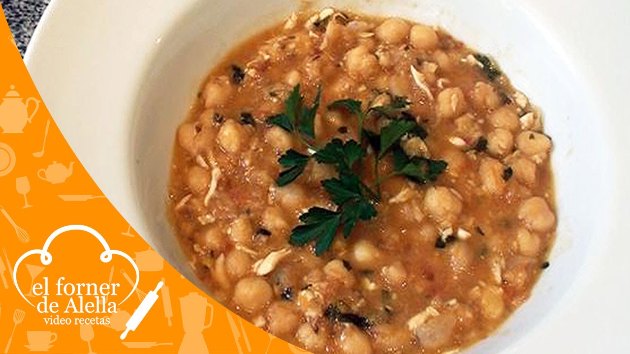 garbanzos en salsa con huevo duro