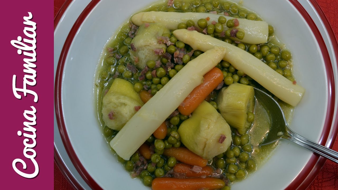 menestra de verduras de bote javi recetas