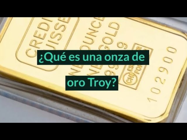 que es una onza de oro
