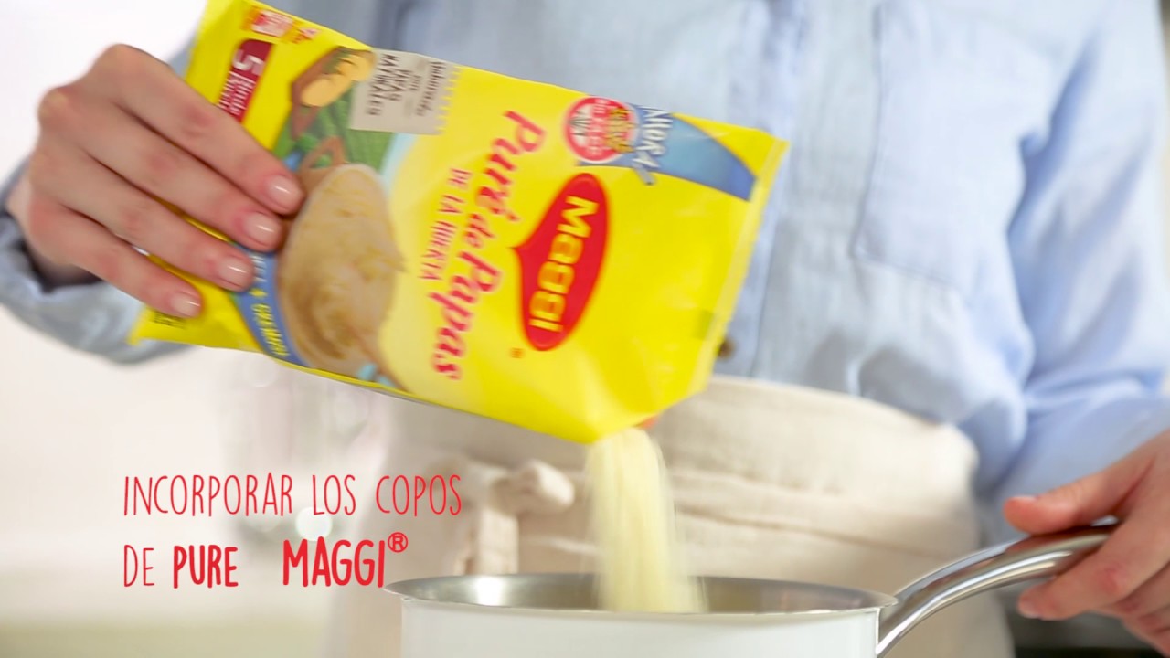 recetas con pure de patatas maggi