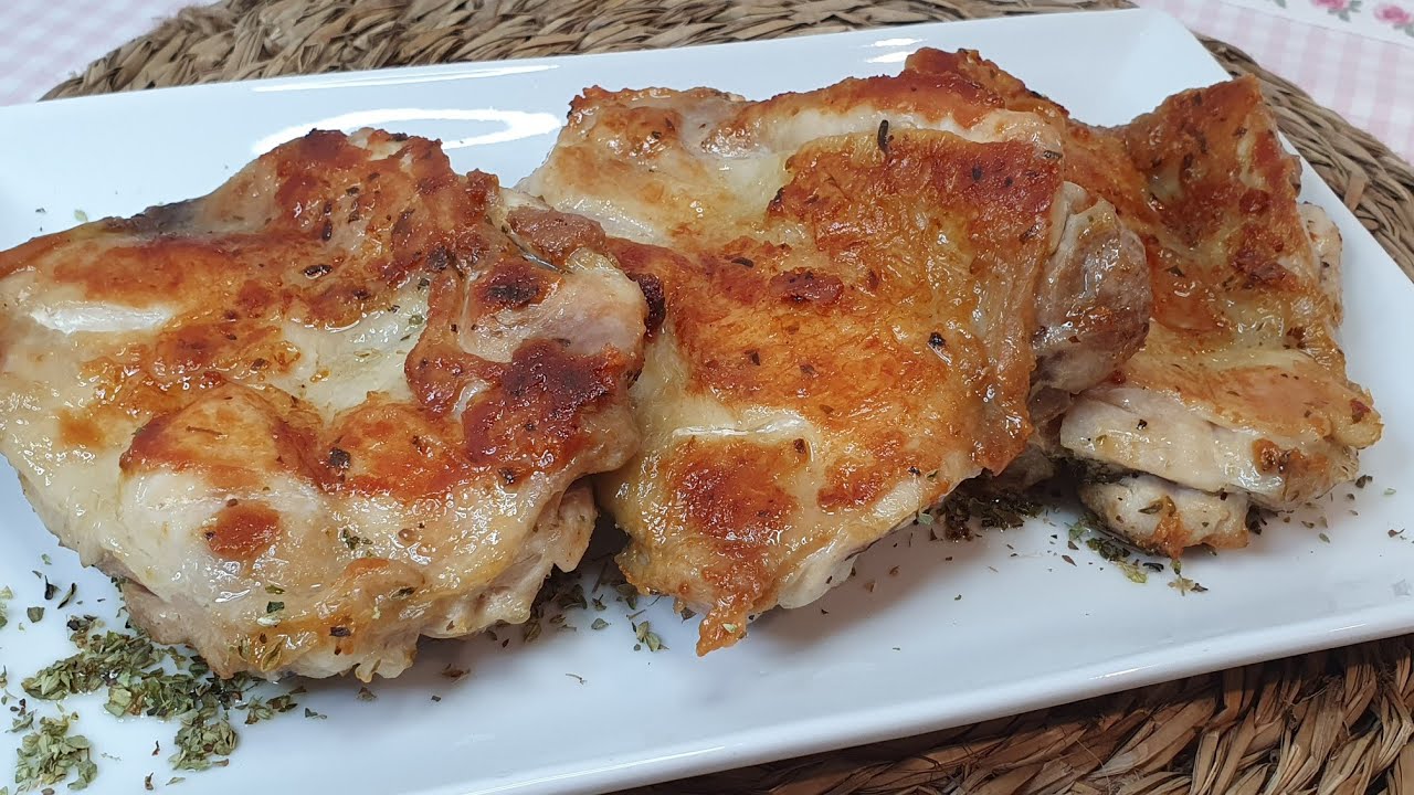 recetas contramuslos de pollo deshuesados a la plancha