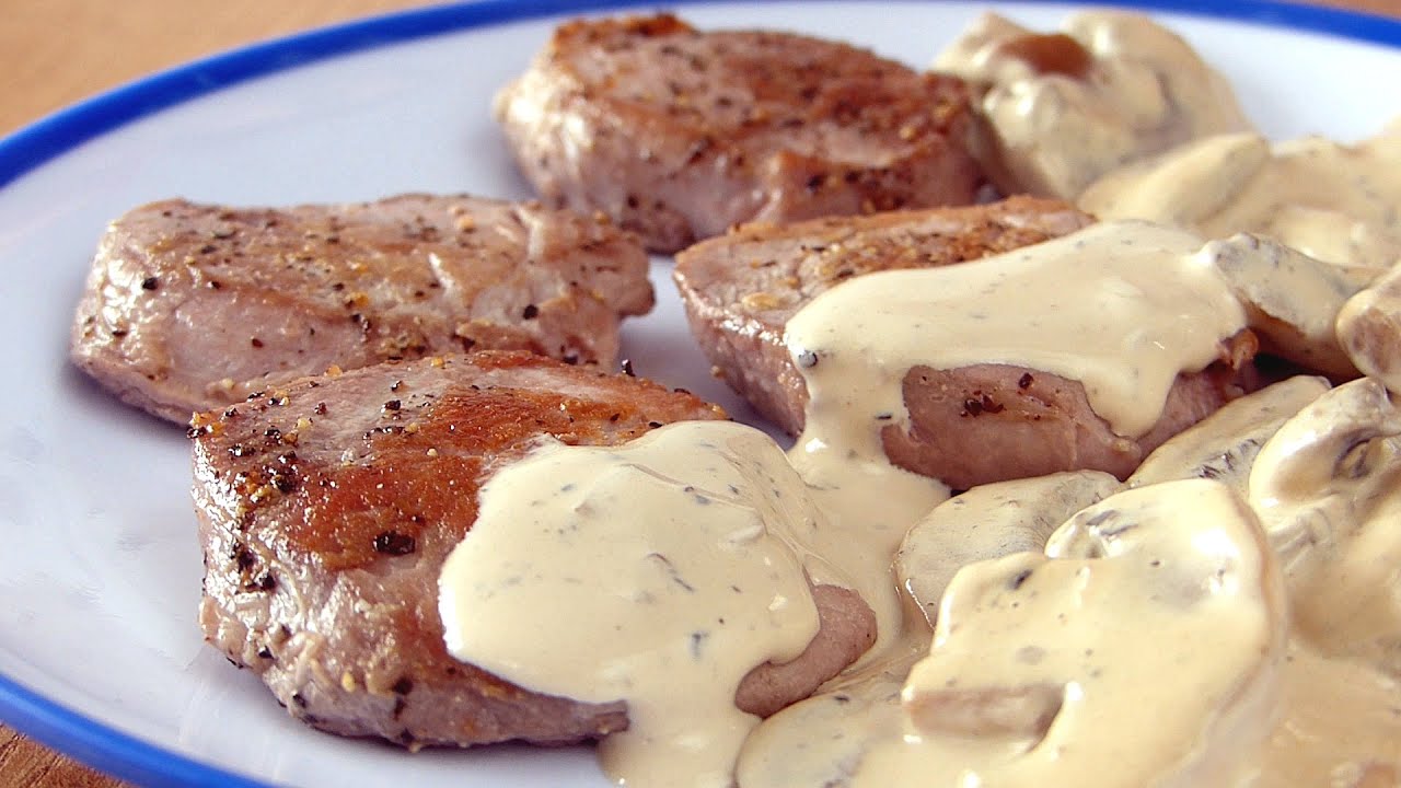 salsa de champiñones para solomillo de ternera