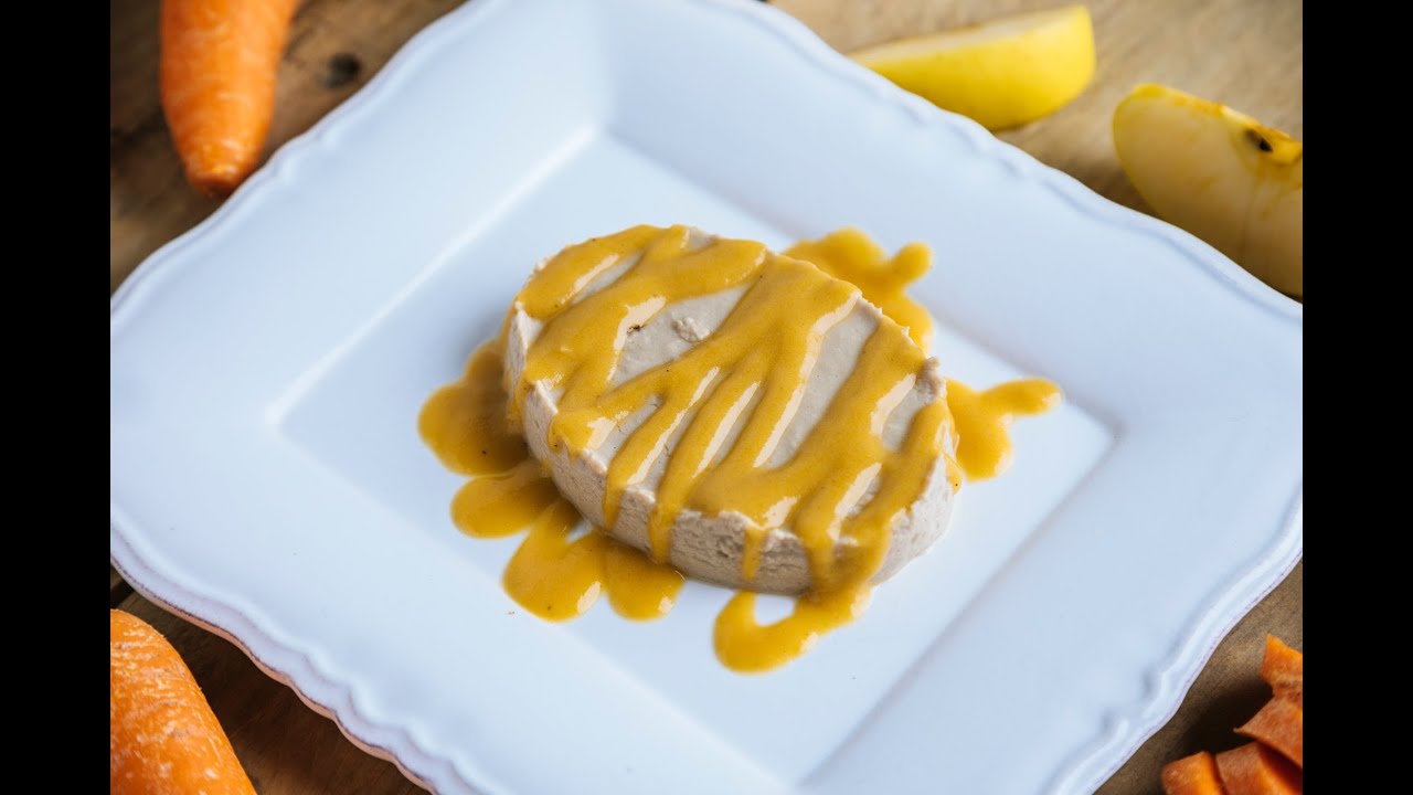 solomillo de pavo en salsa de zanahoria y manzana