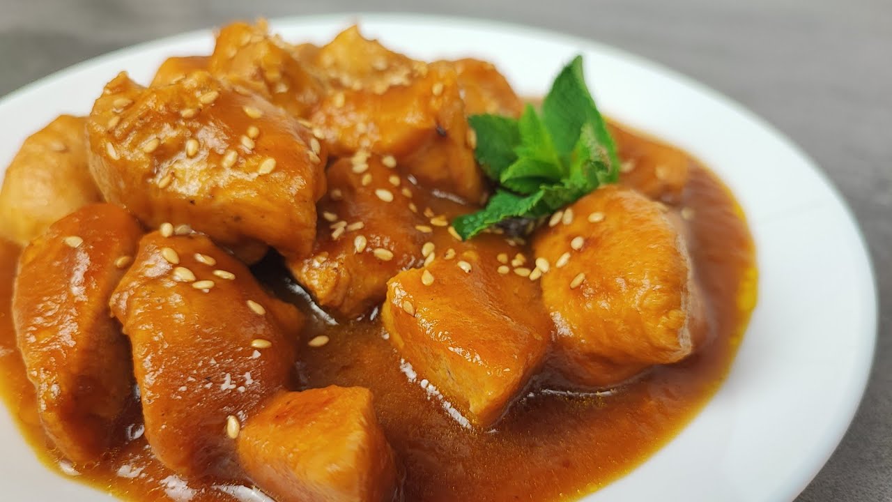 solomillo de pavo en salsa de zanahoria