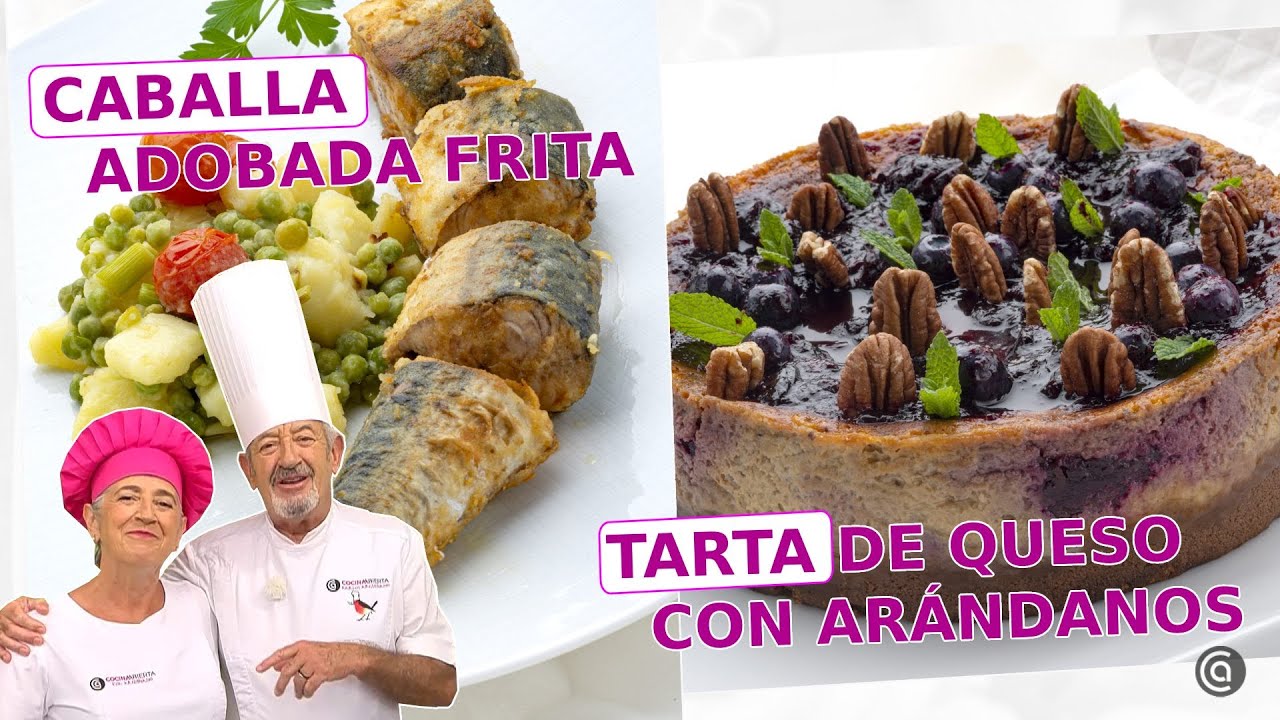 tarta de queso y arandanos arguiñano