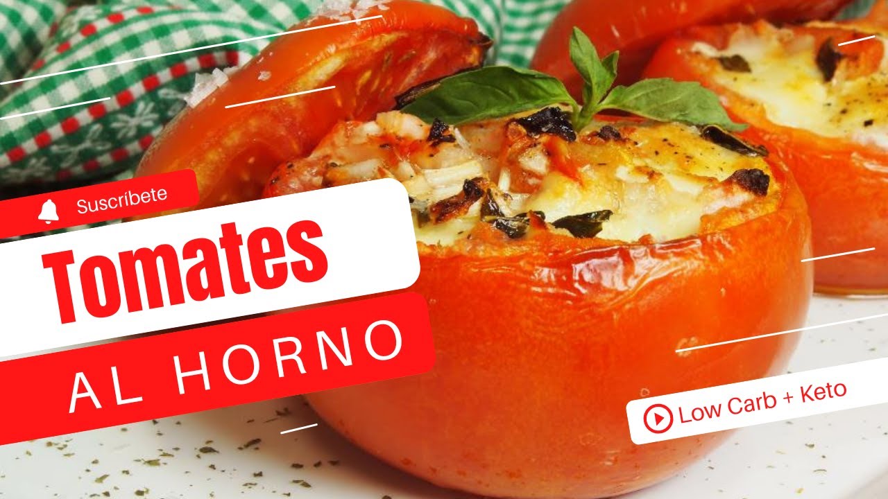 tomates rellenos de atún al horno