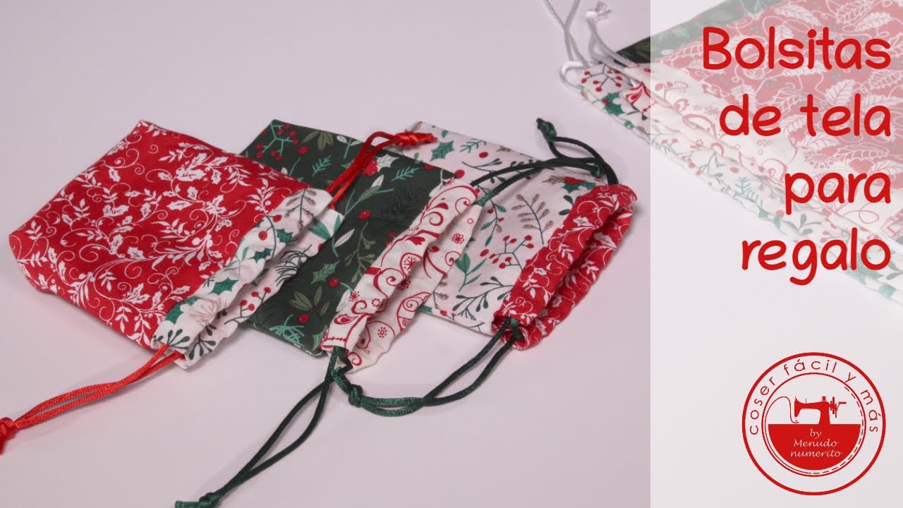 bolsas de tela para envolver regalos